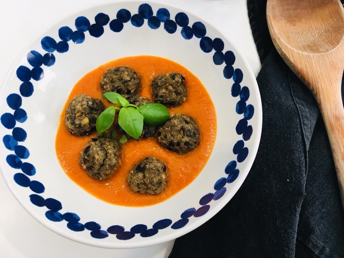 Foto de la receta Albóndigas de berenjenas al horno