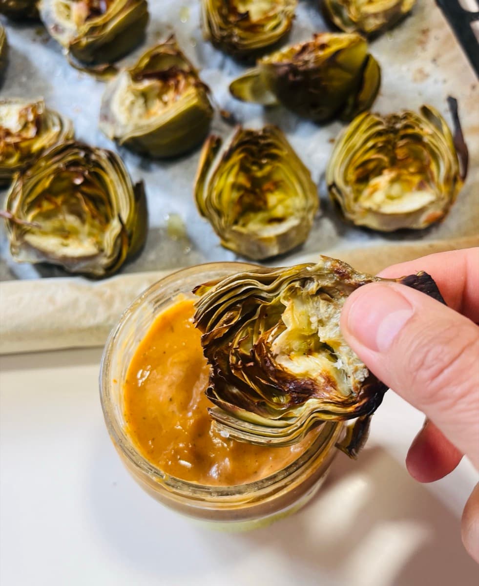 Foto de la receta Alcachofas para dipear