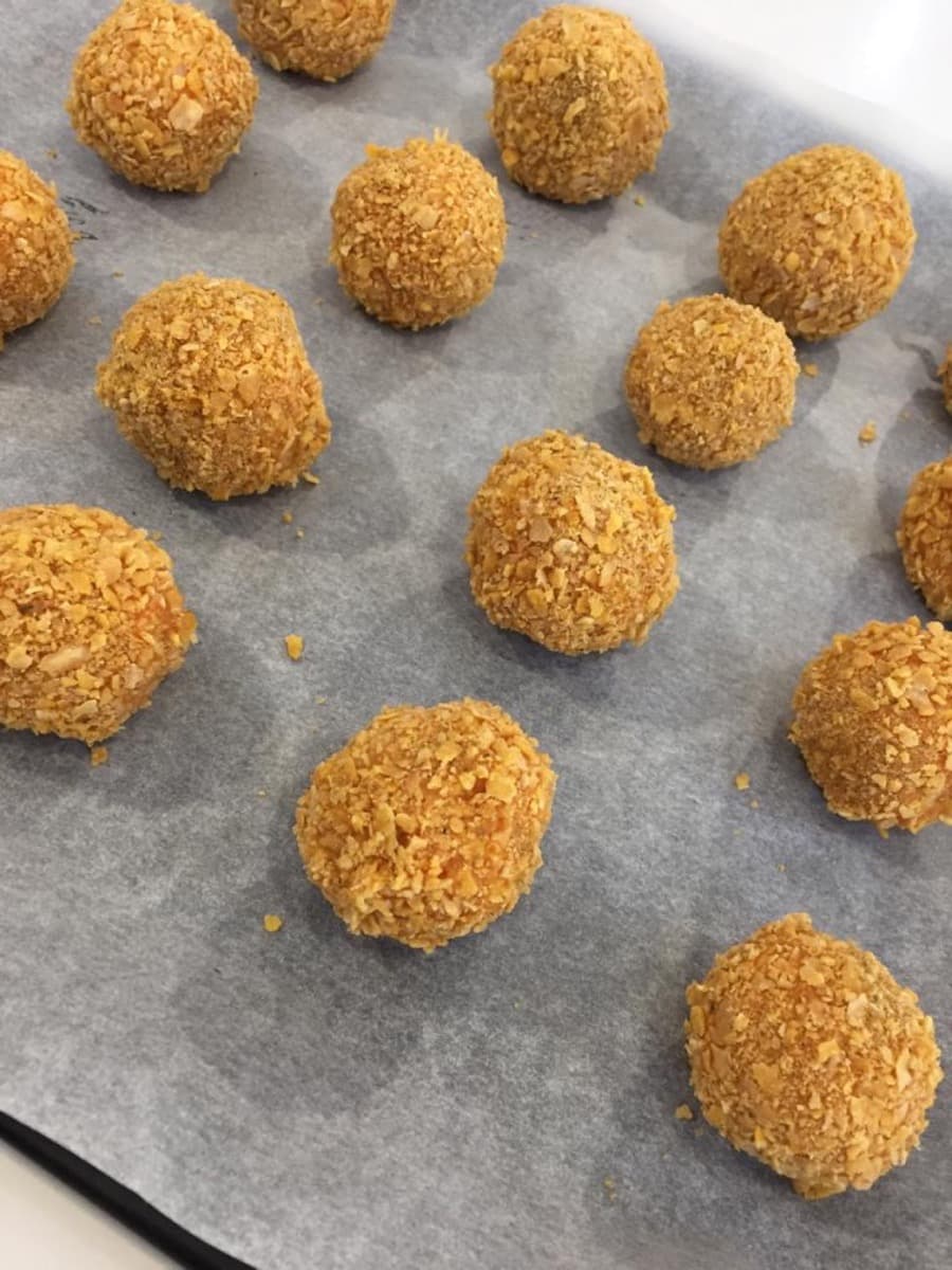 Foto de la receta Bocaditos de boniato y bacalao