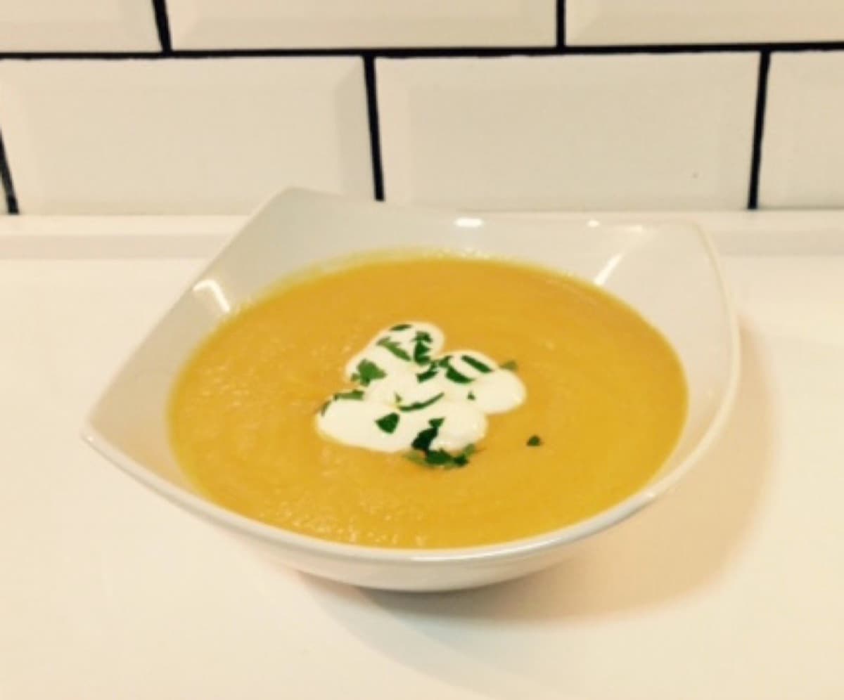 Foto de la receta Crema de Chirivía y Zanahoria