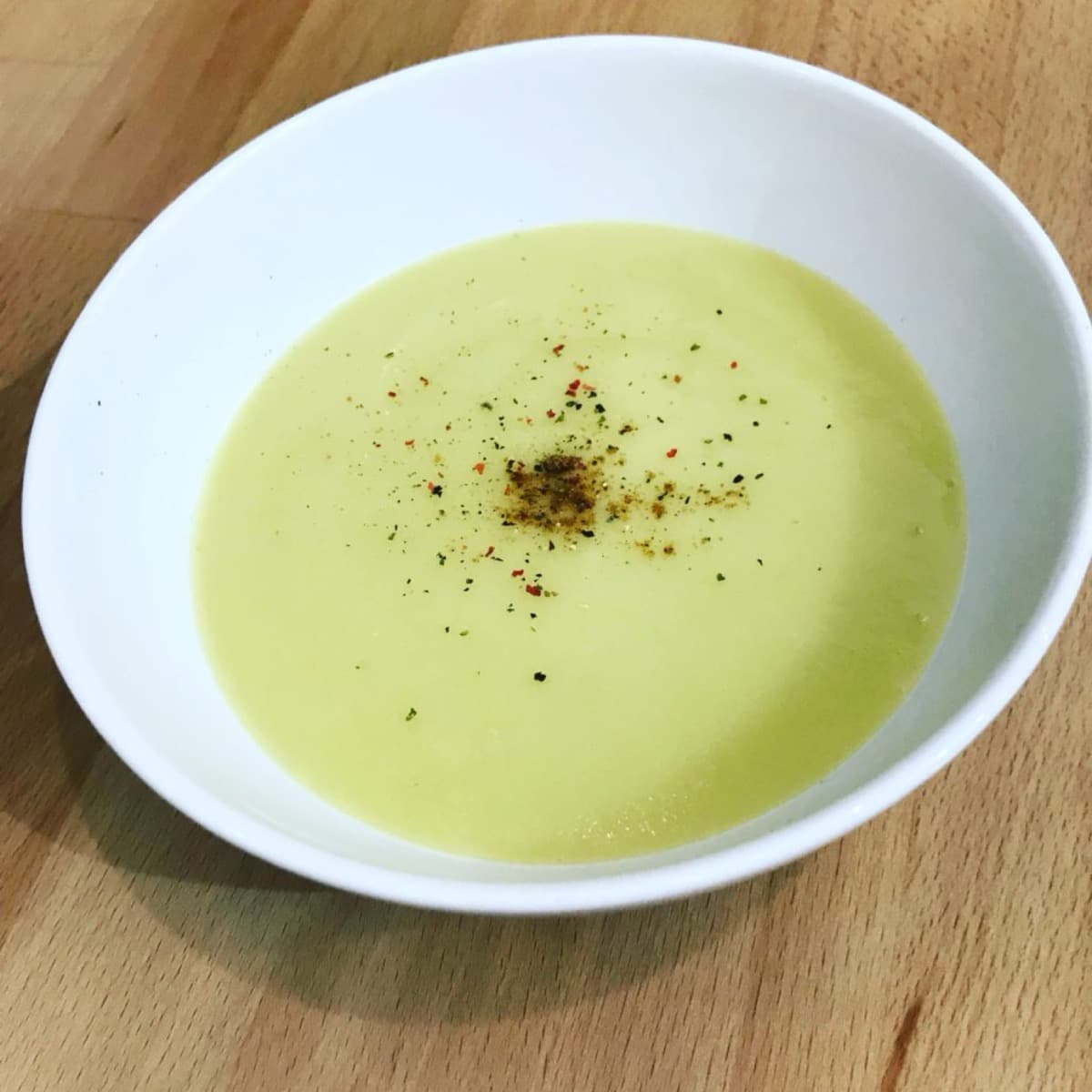 Foto de la receta Crema de Puerro y Pera