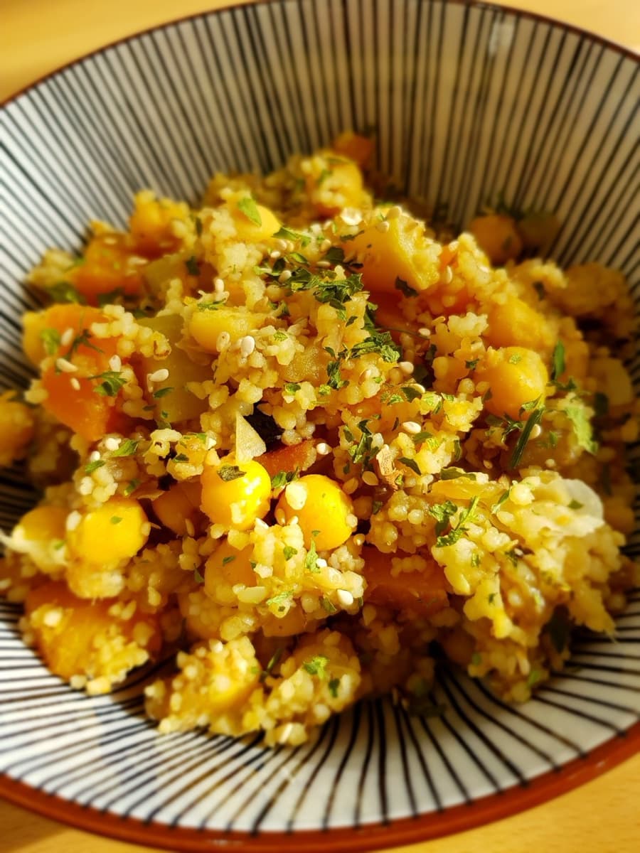Foto de la receta Cuscús con garbanzos y verduras