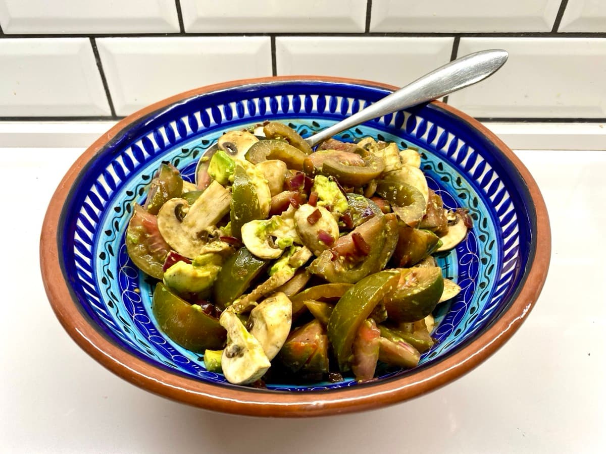Foto de la receta Ensalada Agridulce de Champiñones