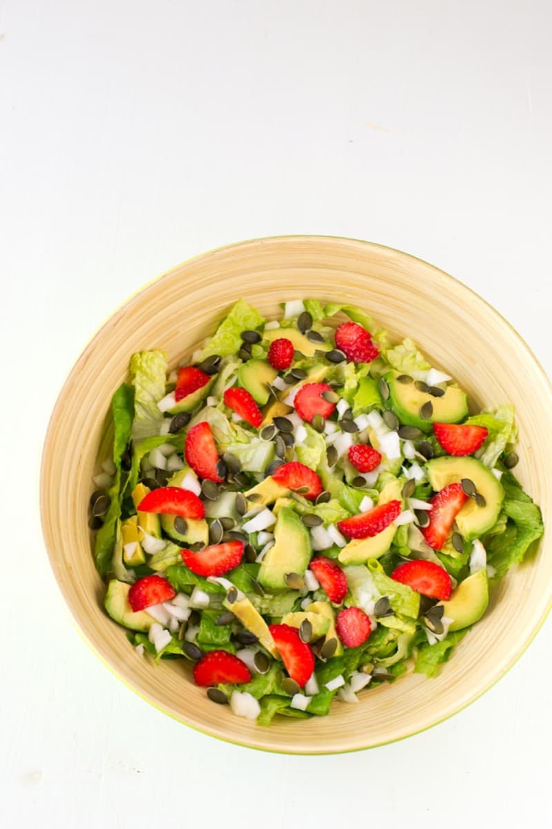 Foto de la receta Ensalada de fresas
