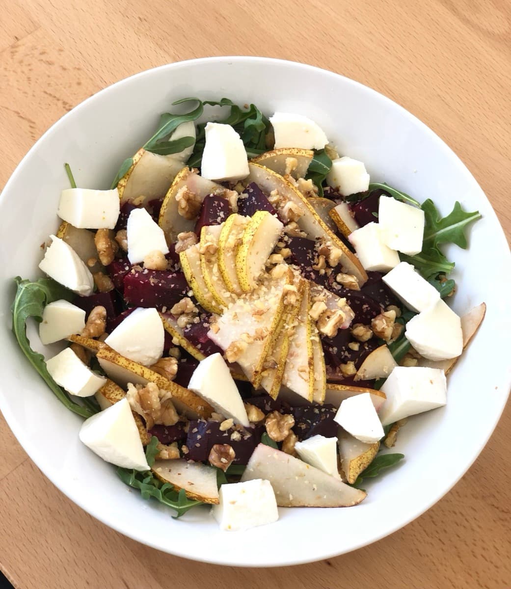 Foto de la receta Ensalada de remolacha y pera