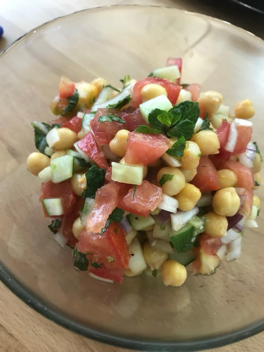 Foto de la receta Ensalada Libanesa de Garbanzos