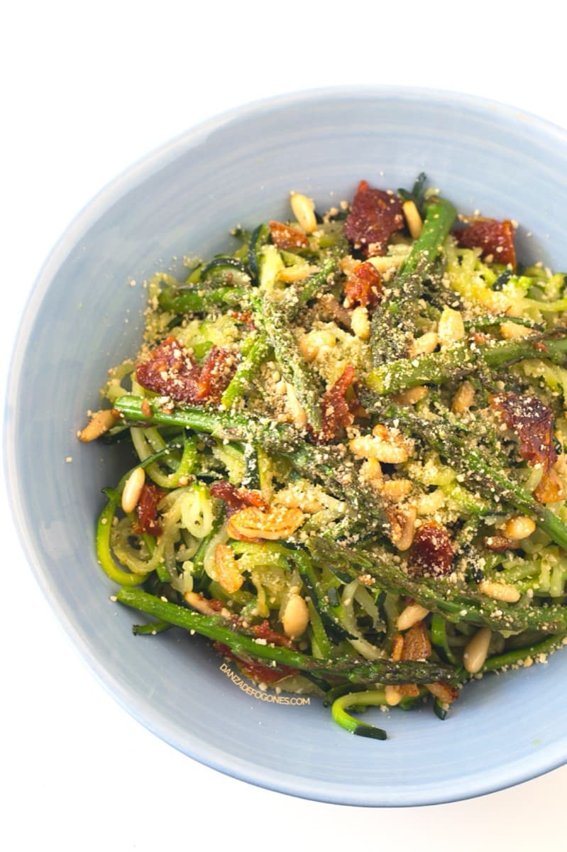 Foto de la receta Espaguetis de Calabacín con Verduras