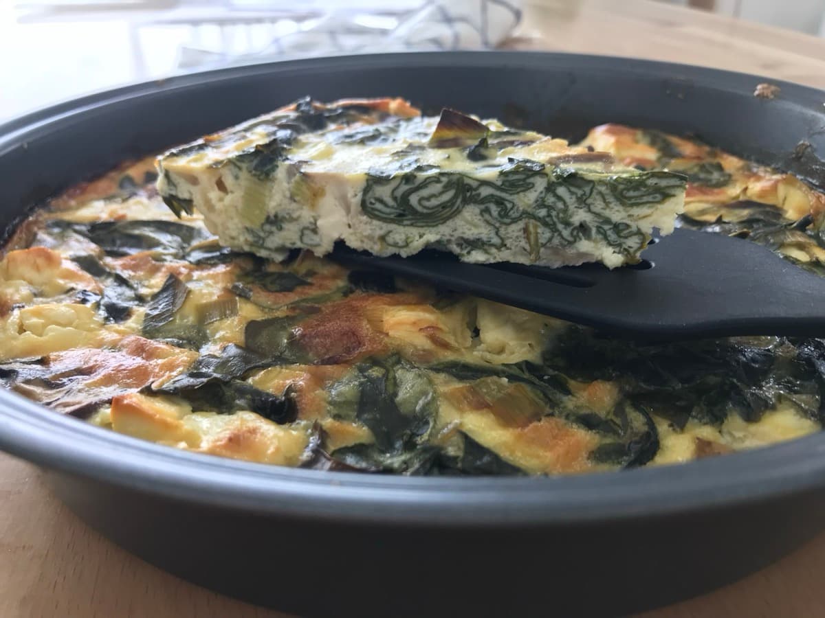Foto de la receta Fritatta de acelgas y setas
