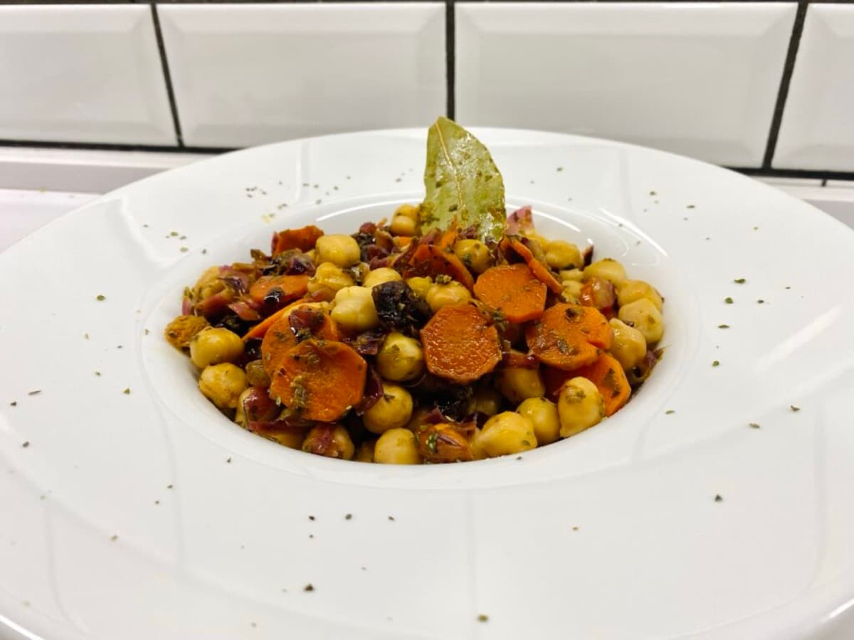 Foto de la receta Garbanzos agridulces