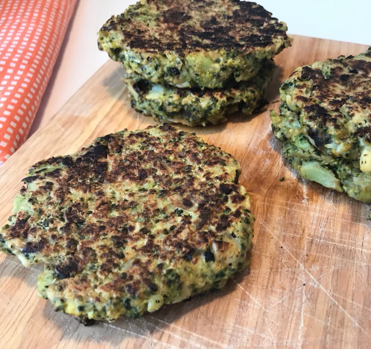 Foto de la receta Hamburguesas de brócoli