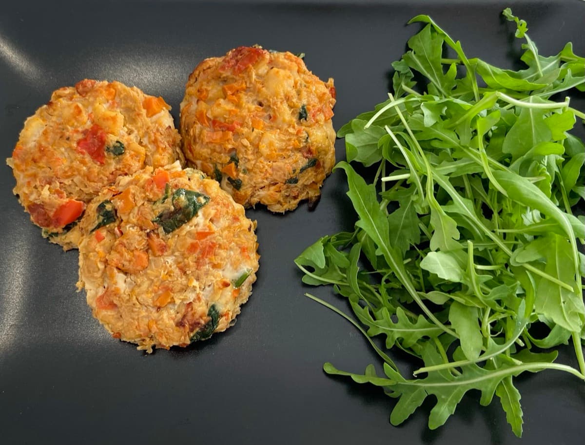 Foto de la receta Hamburguesas de merluza y verduras