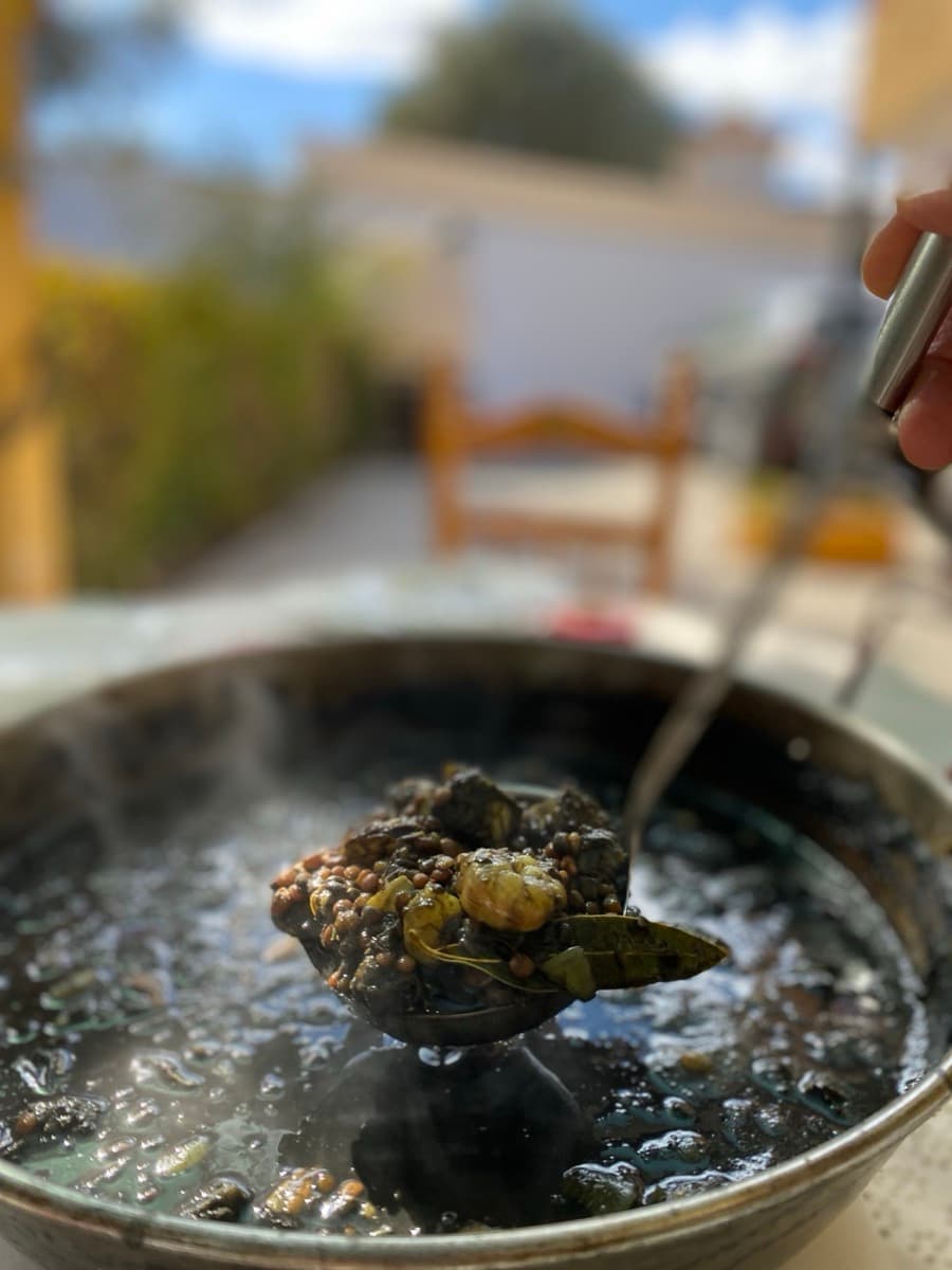 Foto de la receta Lentejas Negras