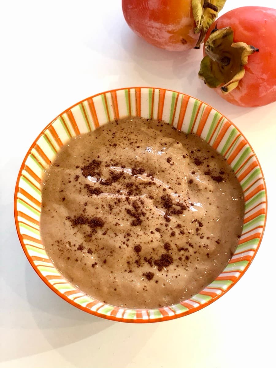 Foto de la receta Nnatilla de chocolate (y caqui)