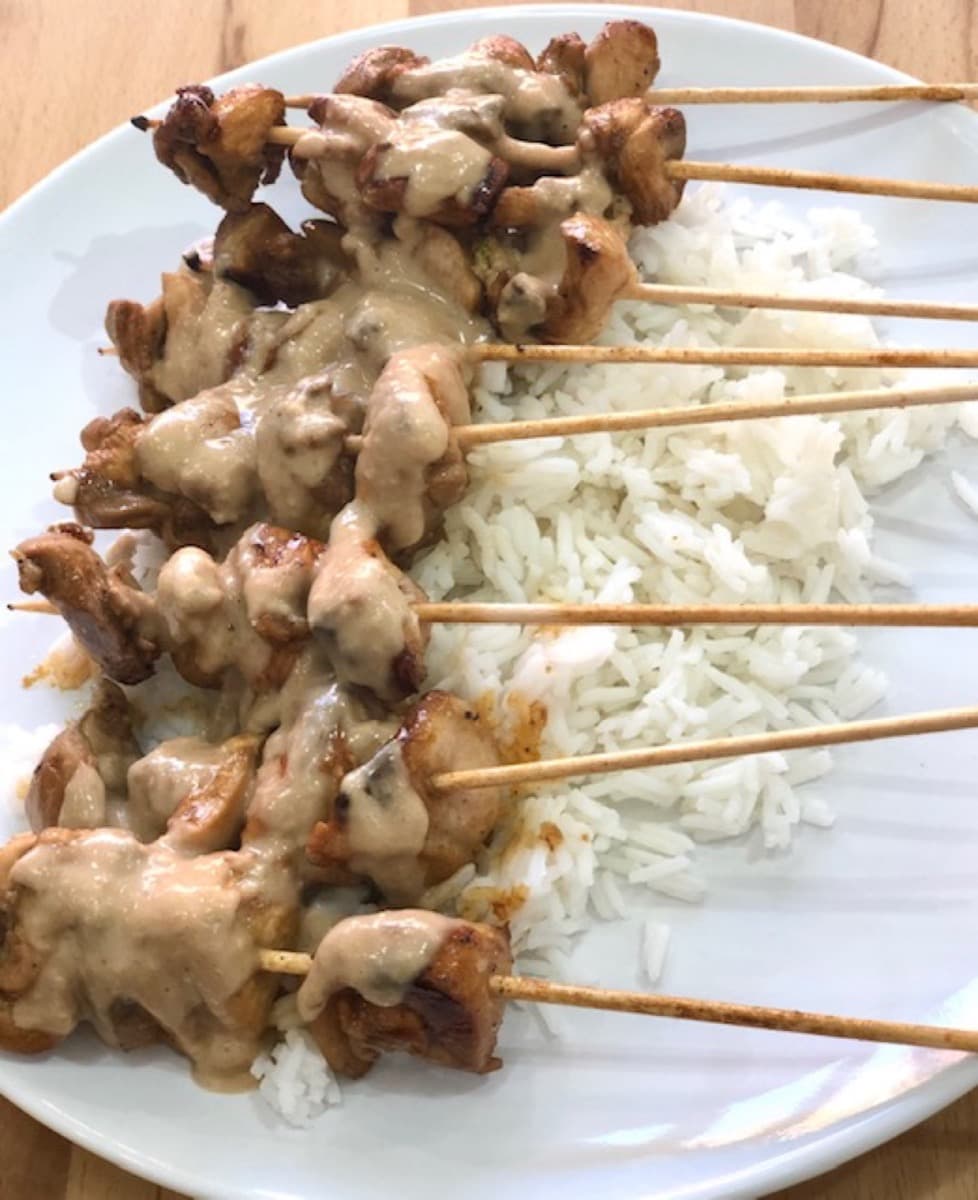 Foto de la receta Pollo satay