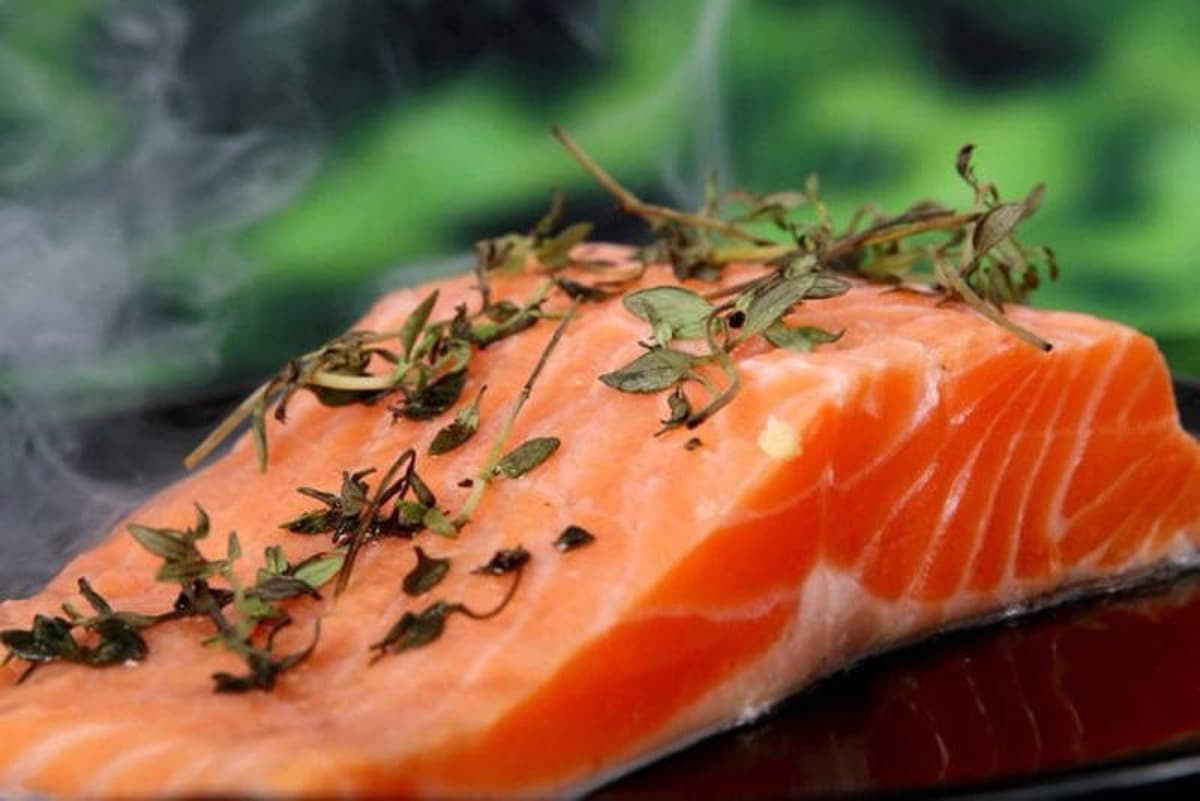 Foto de la receta Salmón al microondas