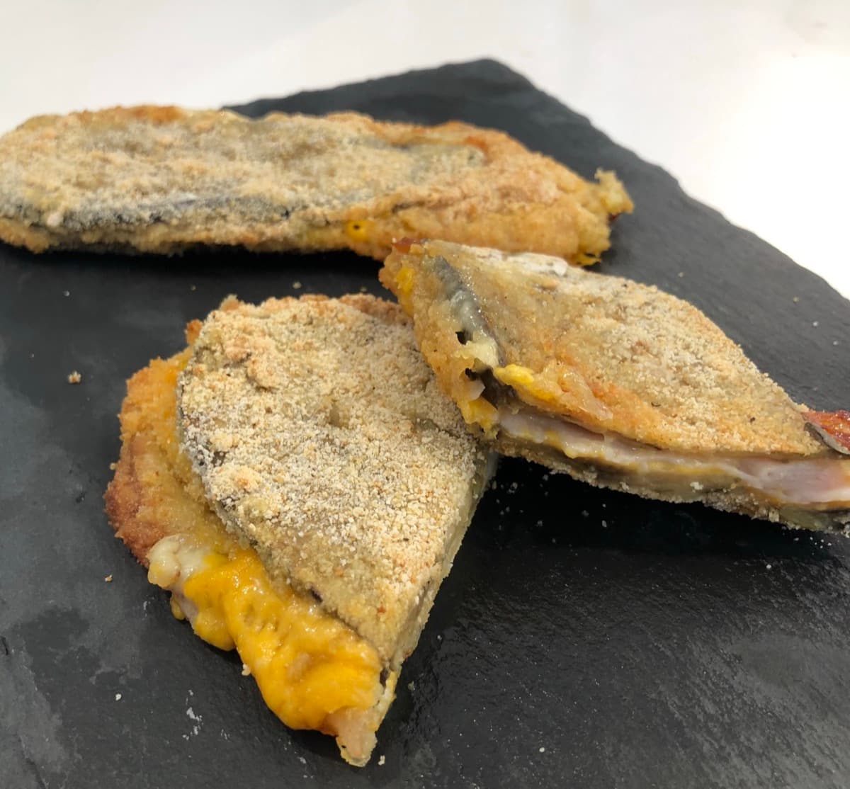 Foto de la receta San jacobo de berenjena