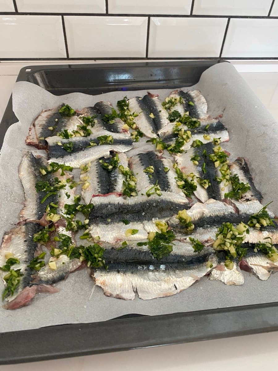 Foto de la receta Sardinas al horno