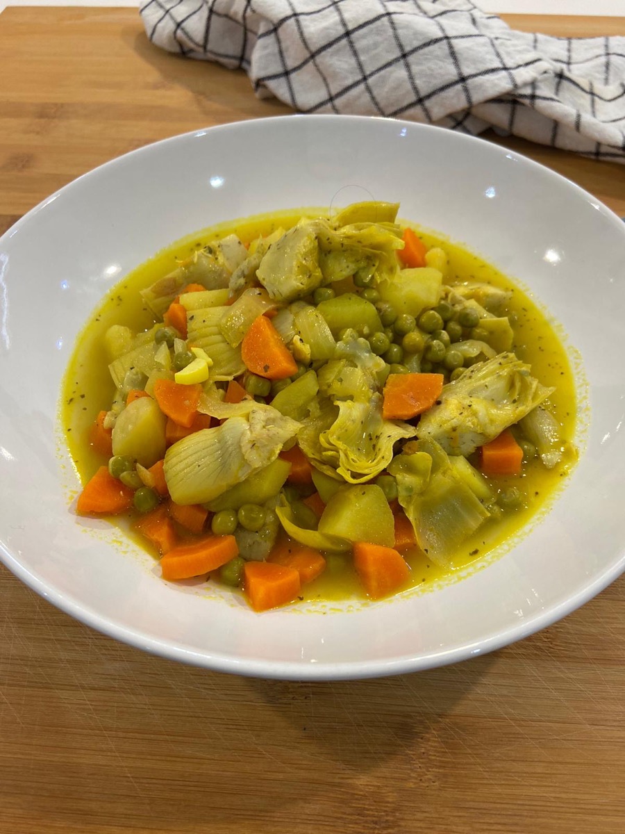 Foto de la receta Cau Cau de Alcachofa