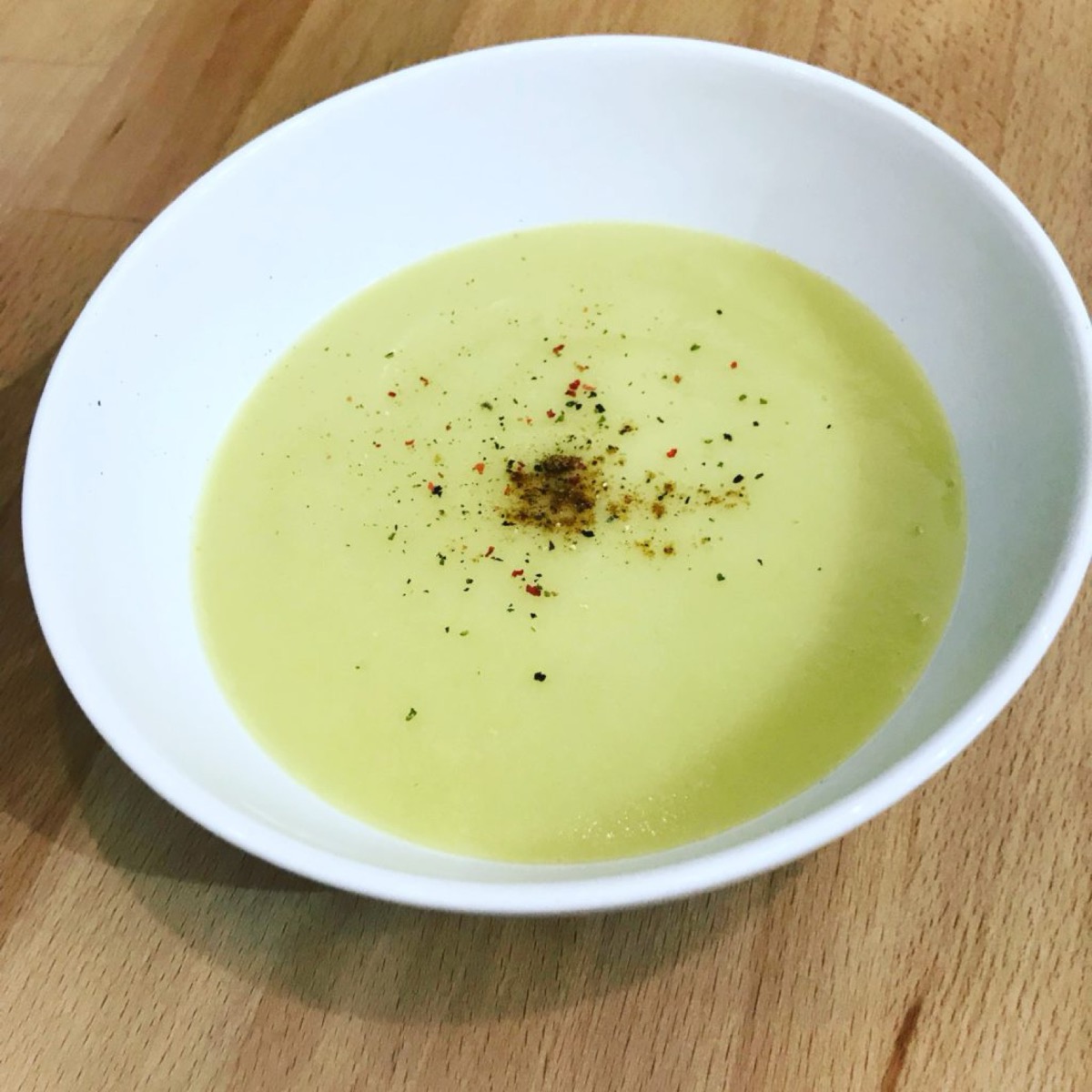 Foto de la receta Crema de Puerro y Pera