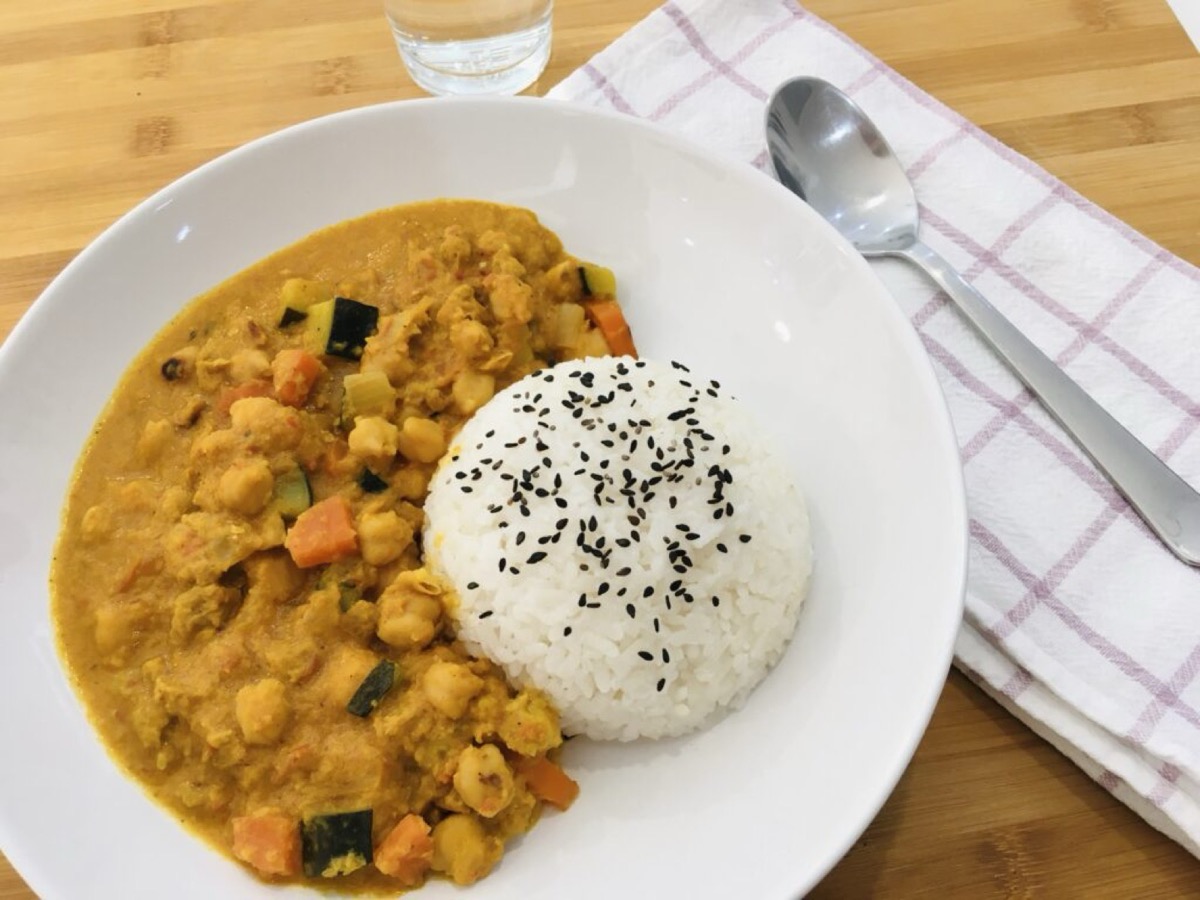 Foto de la receta Curry de garbanzos
