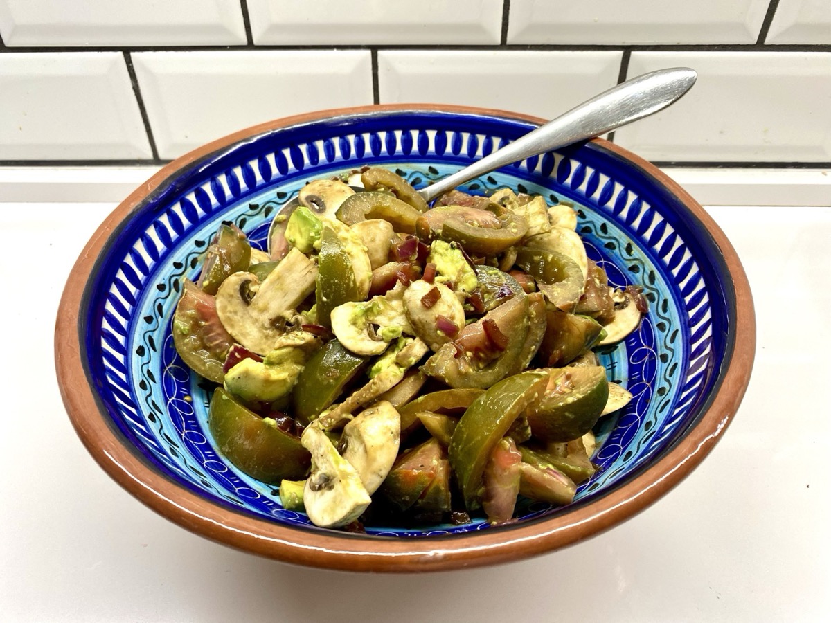 Foto de la receta Ensalada Agridulce de Champiñones