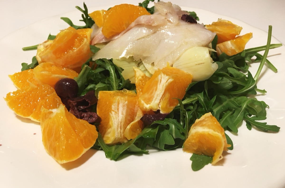 Foto de la receta Ensalada de Bacalao con Naranja