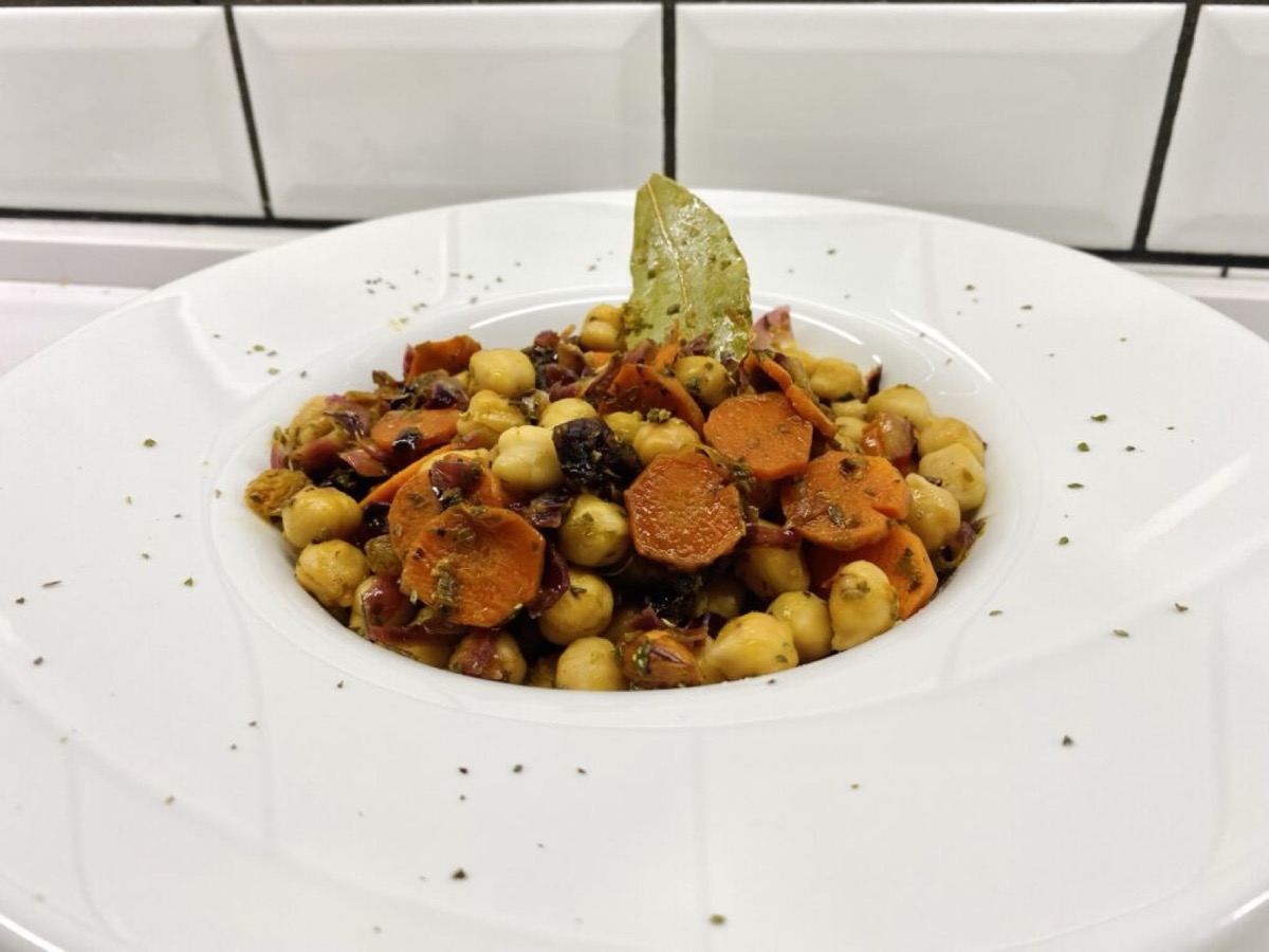 Foto de la receta Garbanzos agridulces