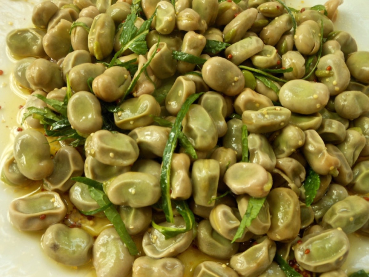 Foto de la receta Habas a la menta