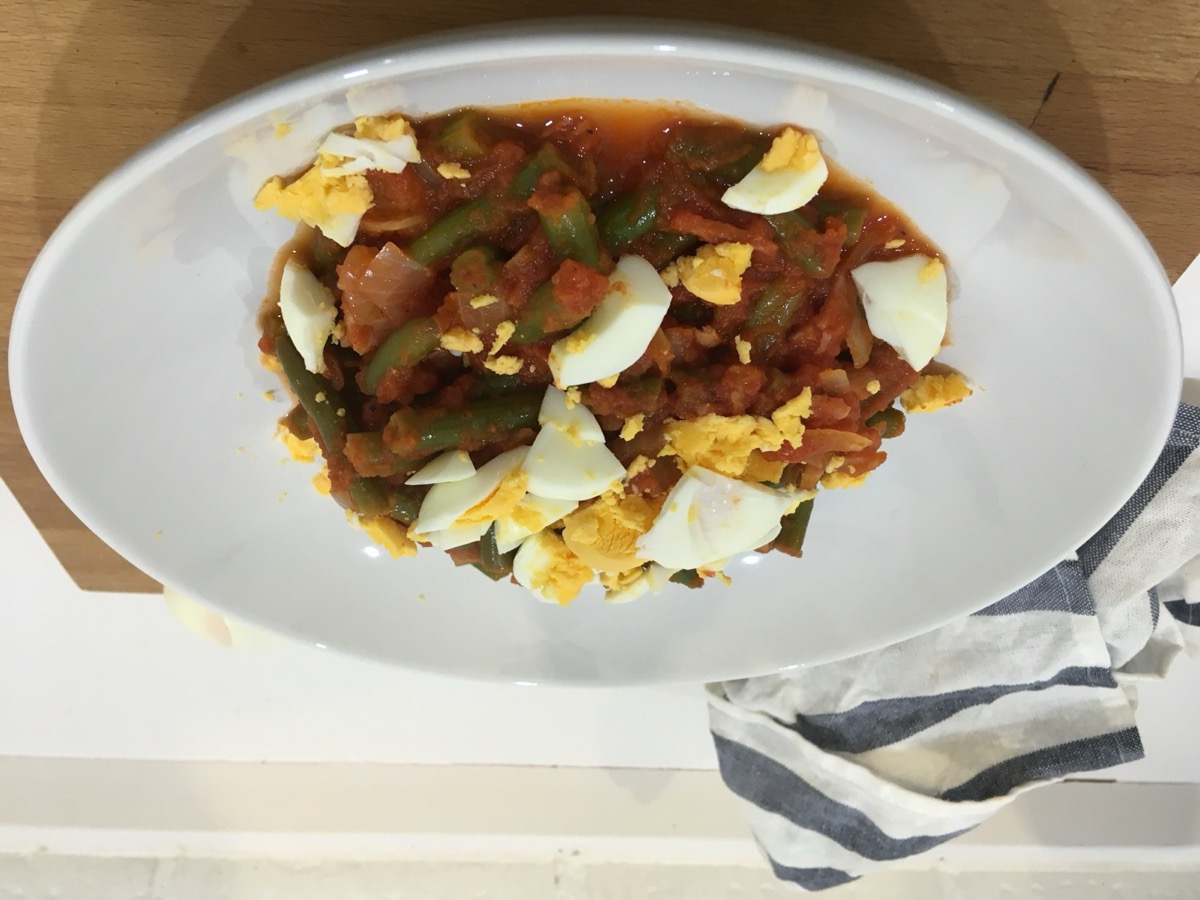 Foto de la receta Judías con tomate