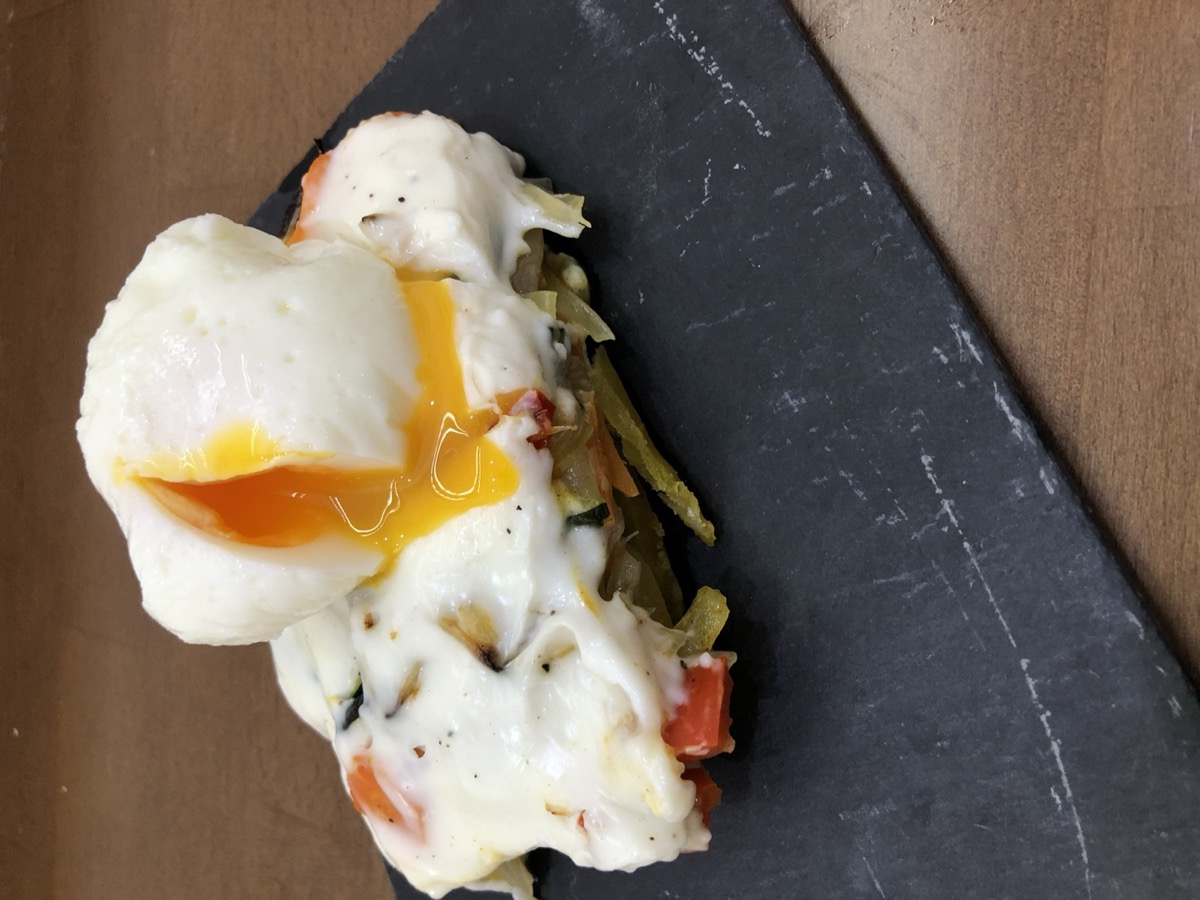Foto de la receta Lasaña de patatas y verduras