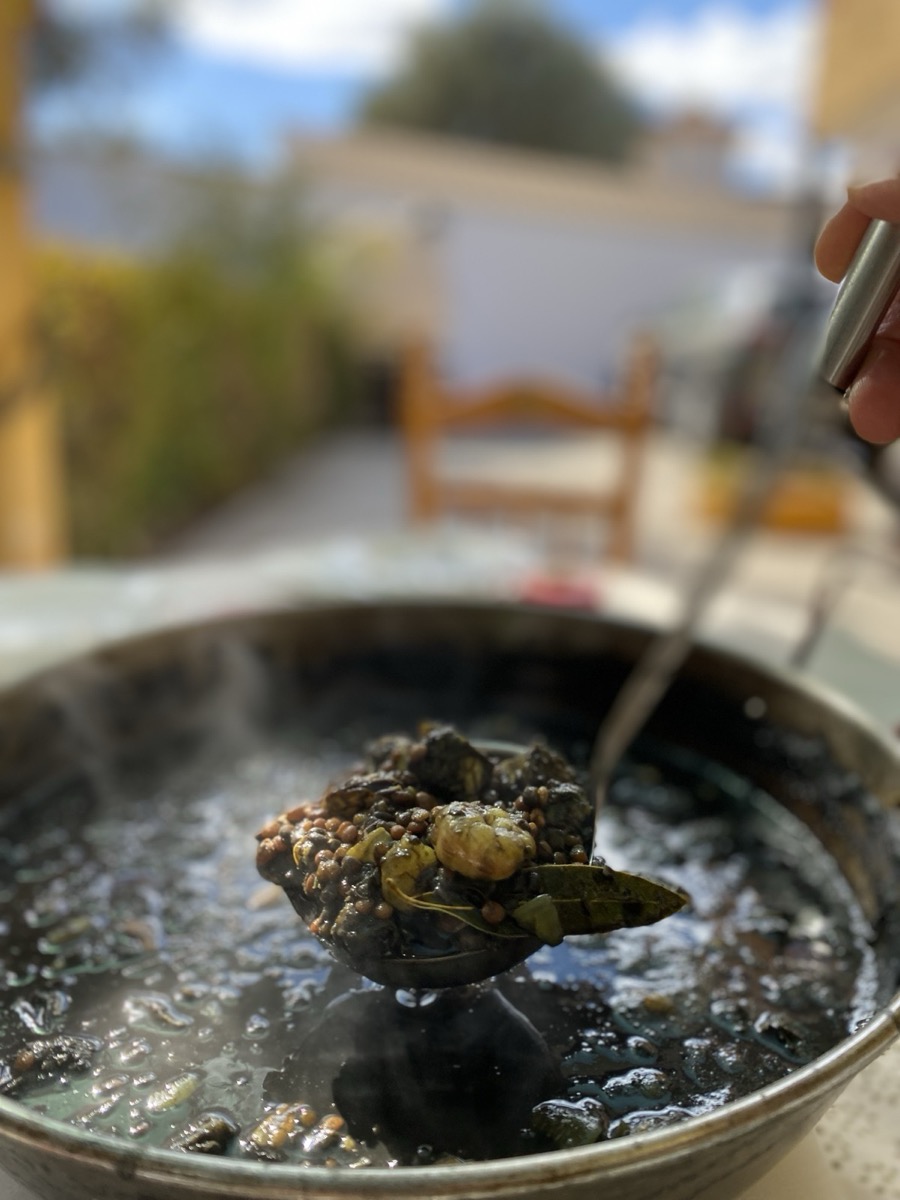 Foto de la receta Lentejas Negras