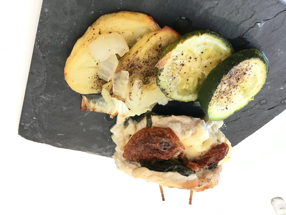 Foto de la receta Pechuga rellena caprese