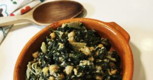 Espinacas con garbanzos